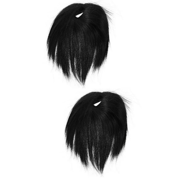 Hair Ring Bun Hairpiece for Women Messy Bands Womens Curly Clip Extensions Wig High Temperature Wire Miss 2 Count