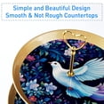 thumbnail image 2 of Peace Dove Plastic Discs Iron Pillars Dessert Table Stand Holder 32cm Height Plates 21cm 24cm 27cm, 2 of 6