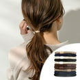 thumbnail image 2 of 10 Pcs Colored Braided Hair Ties Soft Rubber Hairs Band Sweet Color Elastic Hair Ties Fashion Ponytail Holders Cute Gift for Girls Thick Straight/Curly Hairs, 2 of 5