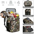thumbnail image 5 of Backpack Cooler,Soft Backpack Coolers Insulated Leak Proof Travel Cooler Bag Waterproof Lunch Picnic Beach Work Trip Thermal Bag Drink Beverage Beer Bag Cooler Mushroom, 5 of 6