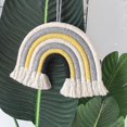 thumbnail image 2 of Rainbow Wall Hanging Lace Woven Decoration Baby Room Kids Room Gift White (1 Piece), 2 of 3