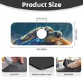 thumbnail image 2 of Sikiie Sunshine Underwater Sand Turtle Splash Guard for Sink Faucet-1 PC Super Absorbent Fast Drying Mat Sink Gadgets-Splash Guard for Kitchen, Sink Mat, 2 of 7