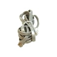 thumbnail image 1 of Monoprice - Phone cable - RJ-12 (6 pin) (M) to RJ-12 (6 pin) (M) - 7 ft - flat - silver satin, 1 of 2