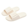 thumbnail image 3 of Slippers for Women,Men And Women Shoes Indoor And Outdoor Home Slippers Fashion Cartoon Lightweight Sandals,Womens Slippers,White,7, 3 of 5