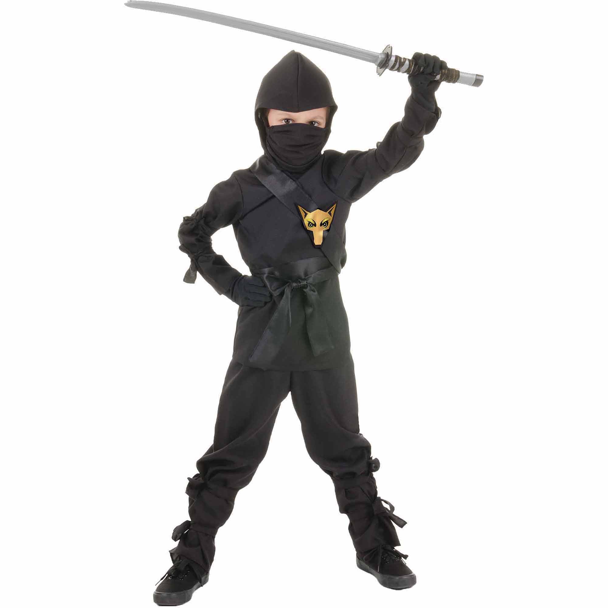 Black Ninja Child Halloween Costume - Walmart.com