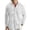White, variant on Zylarhe Mens Summer Shirts, Casual Men's Shirts Loose Fit Pleated Long Sleeve Shirt Button down Pajama Blue XL