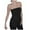 Black, variant on Bras for Women, Ladies Strapless Tank Top Net Tube Top Red L