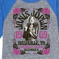thumbnail image 3 of Janis Joplin -  Nashville - Toddler And Youth Raglan Graphic T-Shirt, 3 of 4