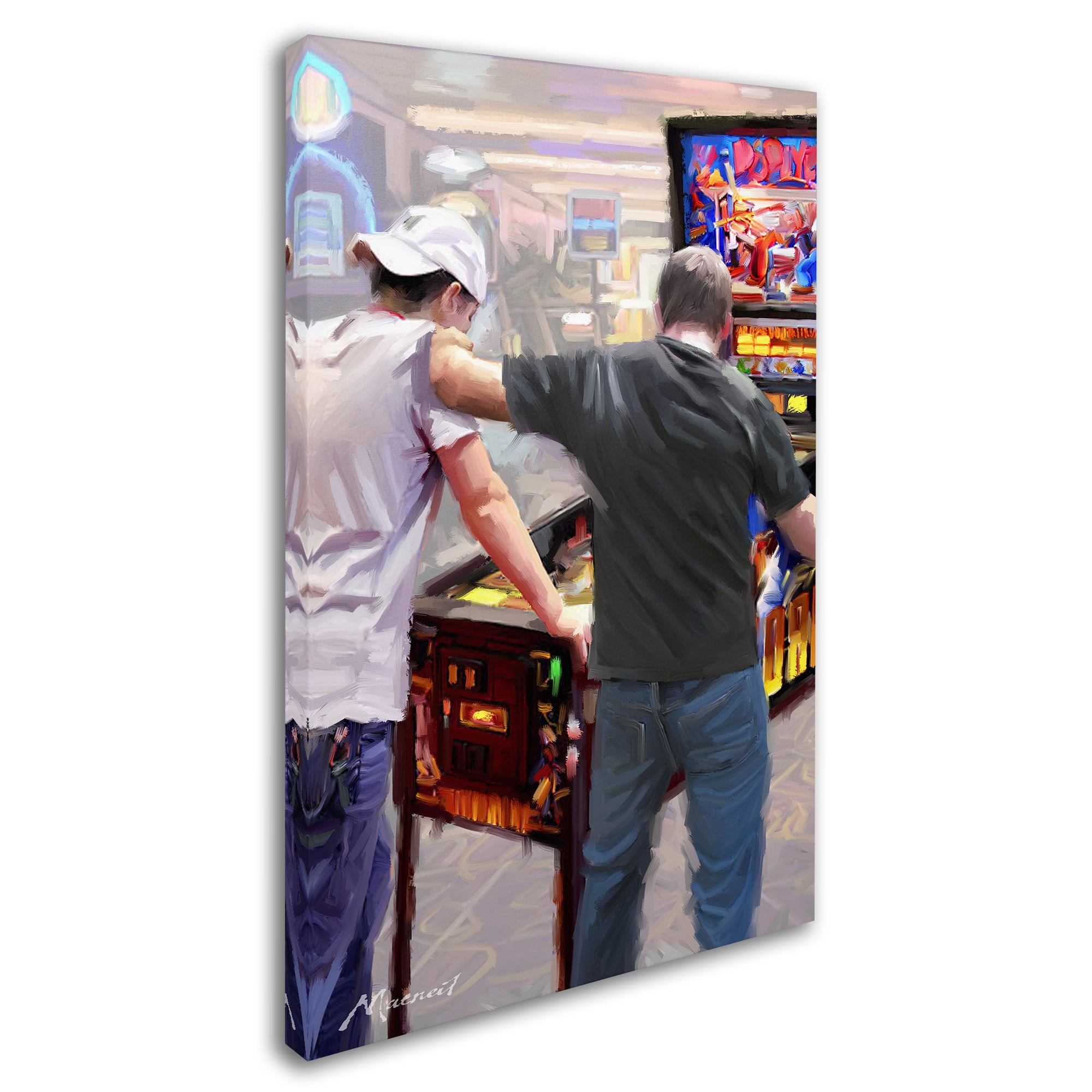 Trademark Fine Art 'Pinball' Canvas Art by The Macneil Studio