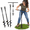 Black 30" - 4pcs, variant on 24 Inch Ground Anchors Heavy Duty Screw In - Kit Of 4 Fully Welded Earth Long Spiral Tie Down Stakes For Swing Set Shed Trampoline