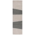 thumbnail image 4 of Safavieh  Handmade Fifth Avenue Guylene Mid-Century Modern New Zealand Wool Rug 2'3" x 8' Runner - Grey/Charcoal, 4 of 5