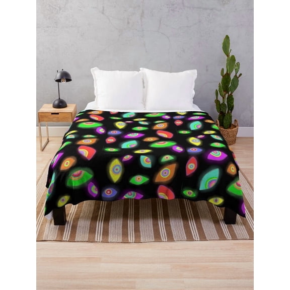 The Amazing Digital Circus Flannel Blanket, Soft & Warm Cozy Bed Throw - Size 30x40