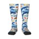 thumbnail image 1 of Fotbe Marine Animals Calcetas Divertidas Estampadas para Hombre y Mujer, Calcetas de Algodón hasta la Rodilla para Caminar, Correr, Enfermería y Embarazo, 1 of 6
