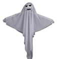 thumbnail image 2 of SLYNSHome Light Up Hanging Ghost Ornament, White Gauze Glowing Ghost Decor, Spooky Hanging Prop For Front Door Yard Porch Indoor Outdoor Halloween Holiday Party Decoration, 2 of 7
