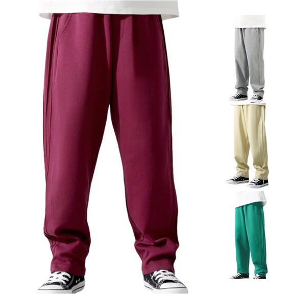 Shachafan Boys Casual Jogger Pants With Side And Pleats Comfortable Loose Fit Straight Leg Athletic Trousers For Summer Season Youth Wear Baby Winter Clothes Boy