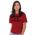thumbnail image 3 of Awkward Specialty Funny Sarcastic Plus Size Crewneck Graphic Tee Shirt Brisco Brands 2X, 3 of 5