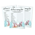 thumbnail image 1 of Inkdotpot Winter Jungle Theme 50-PackWho Knows Mommy BestBaby Shower GameCards Gender Neutral FunActivity Cards, 1 of 1