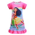 thumbnail image 1 of Camisón de princesa Moana para niños y niñas, ropa de dormir con volantes, pijamas, pijamas, 1 of 2