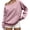 Pink, variant on Enjoytime Womens Sweatshirt Off Shoulder Long Sleeve Pullover Tops Fall Winter Trendy Comfy Casual Sweatshirts