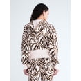 thumbnail image 4 of Scoop Women’s and Women’s Plus Full Zip Hoodie, Sizes XS-4X, 4 of 6