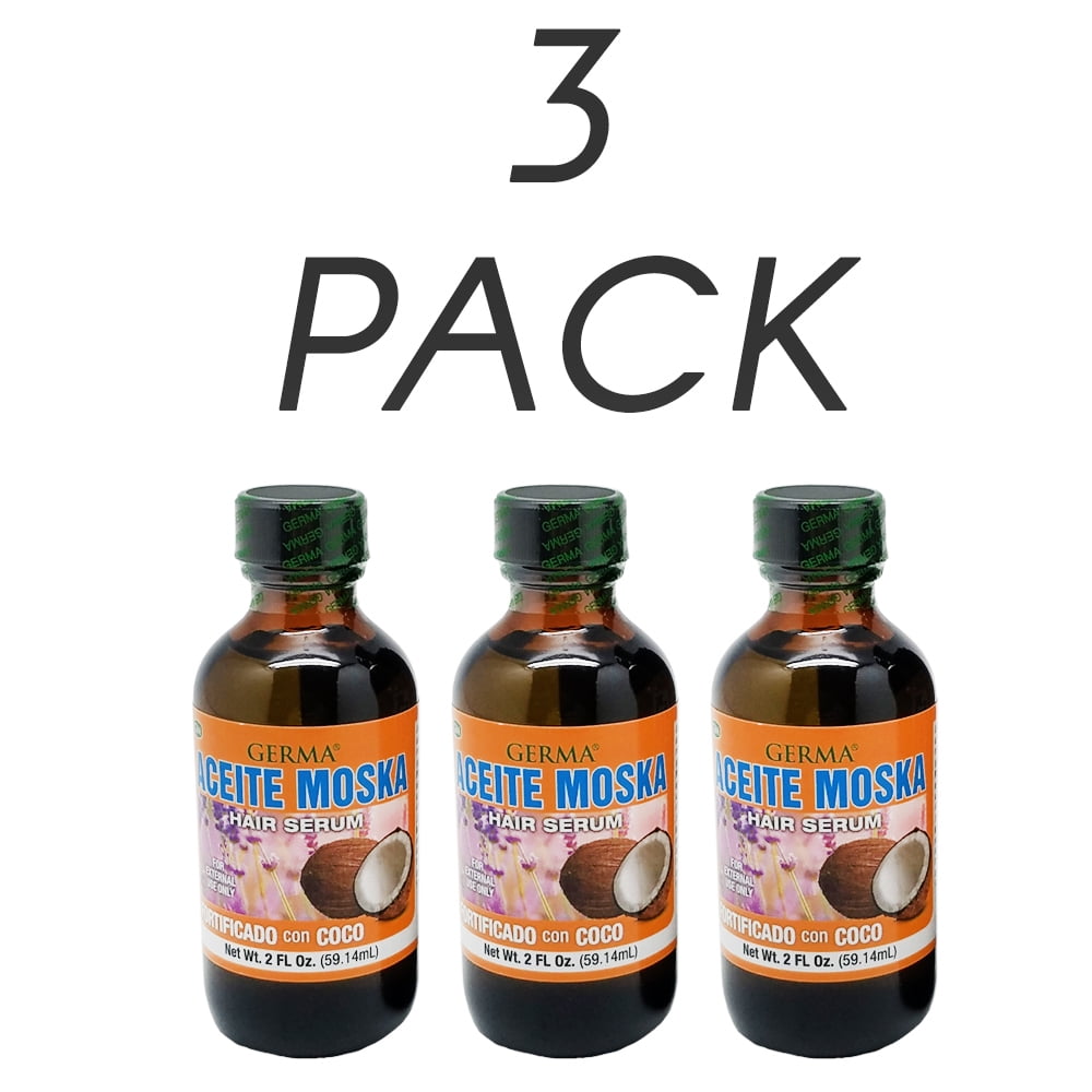 Germa Moska and Coconut Oil. Hair Serum, Conditioner and Skin/Hand Moisturizer. For External Use