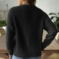 thumbnail image 6 of GuangCheng Womens Ribbed Thick Knit Cardigans Oversized V Neck Button Down Long Sleeve Warm Cardigan Sweaters, 6 of 7