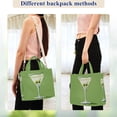 thumbnail image 4 of FORMRS Womens Corduroy Tote Bag Crossbody Shoulder Handbag with Pocket, Green Martini Glass, 4 of 7