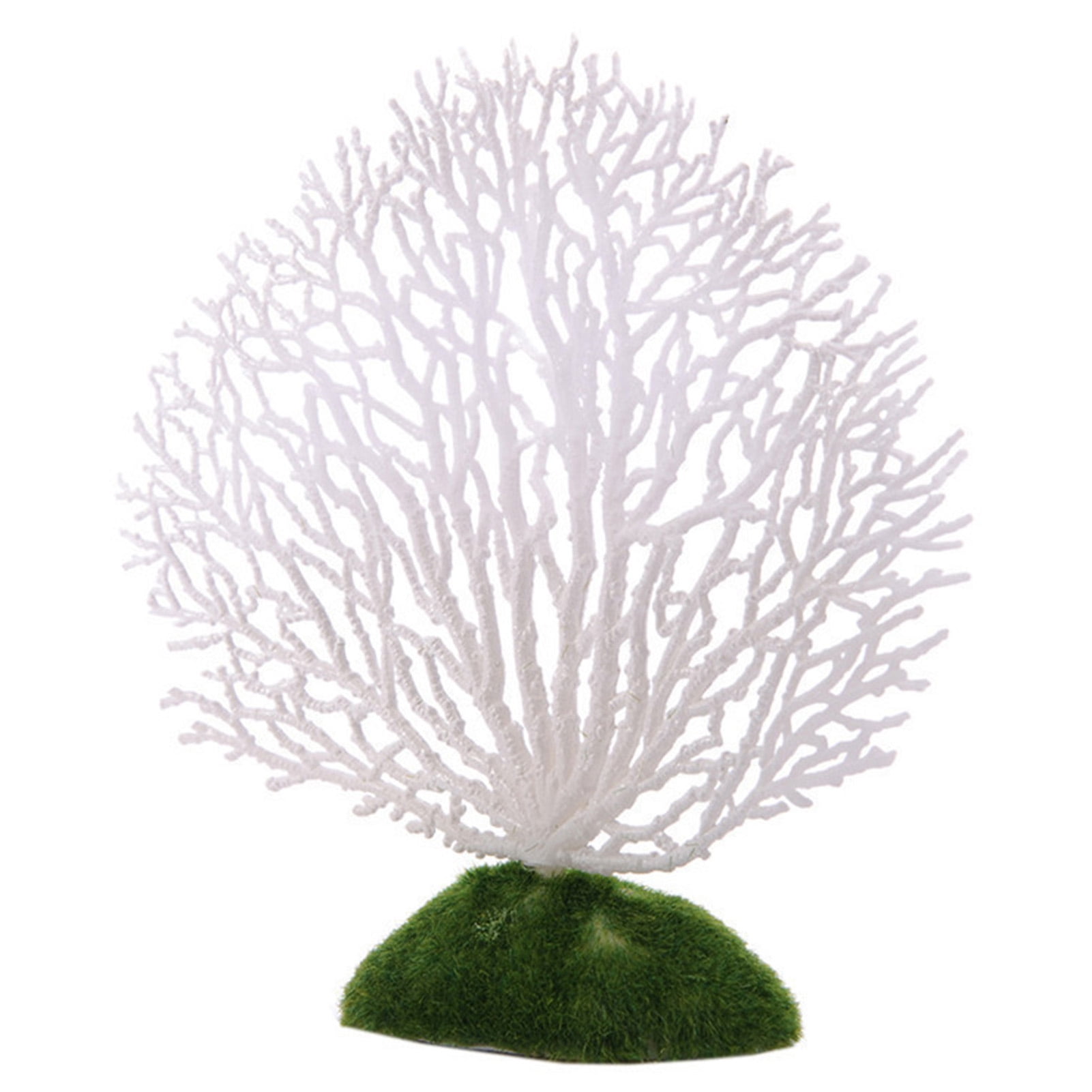SPRING PARK Artificial Coral Ornament Strip Coral Plant Ornament Glowing Effect Silicone Artificial Decoration for Fish Tank Aquarium Landscape