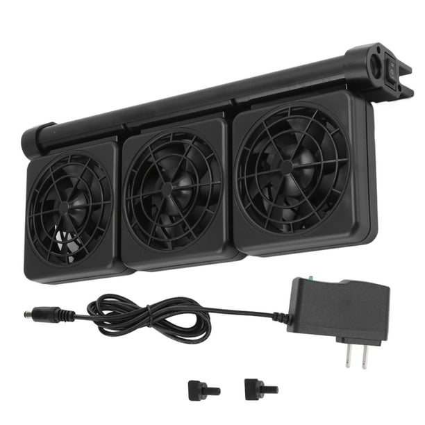 Ventilador de enfriamiento para tanque de peces, enfriadores de acuario, ventilador de enfriamiento, ventilador para tanque de peces, ventilador enfriador para acuario, instalación sin esfuerzo Jadeshay A
