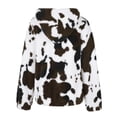 thumbnail image 5 of Camiseta de manga larga para mujer a la moda, blusa con estampado de otoño, cárdigan con capucha, abrigo con cremallera de lana, Tops Fridja  BV0+4277, 5 of 5
