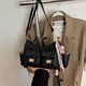 thumbnail image 2 of Bolso pequeño para mujer 2025, nuevo estilo, moderno, europeo y americano, sencillo, atmosférico, bolso de hombro con textura, pequeño bolso cuadrado para desplazamientos, nicho, 2 of 5