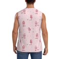 thumbnail image 4 of Fotbe Men's Poodle Dog Print Men's Sleeveless Muscle Tank Tops Casual T-Shirts for Gym Workout Beach-3X-Large, 4 of 8