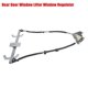 thumbnail image 4 of Rear Right Door Window Lifter Window Regulator Without Engine for Mercedes Benz G W463 A4637301046, 4 of 5
