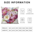 thumbnail image 5 of PHYHOO  Spring Floral Throw Pillow Covers Pink Flowers Mothers Day Decorative Pillows for Couch Sofa Bed Home Decor, 5 of 5
