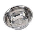 thumbnail image 3 of Stainless Steel Colander, Multifunction Kitchen Strainer With Drain Holes Durable Vegetable Washing Basket For Kitchen Household, 3 of 8