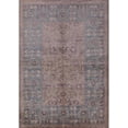 thumbnail image 1 of Ahgly Company Indoor Rectangle Mid-Century Modern Purple Oriental Area Rugs, 5' x 8', 1 of 6