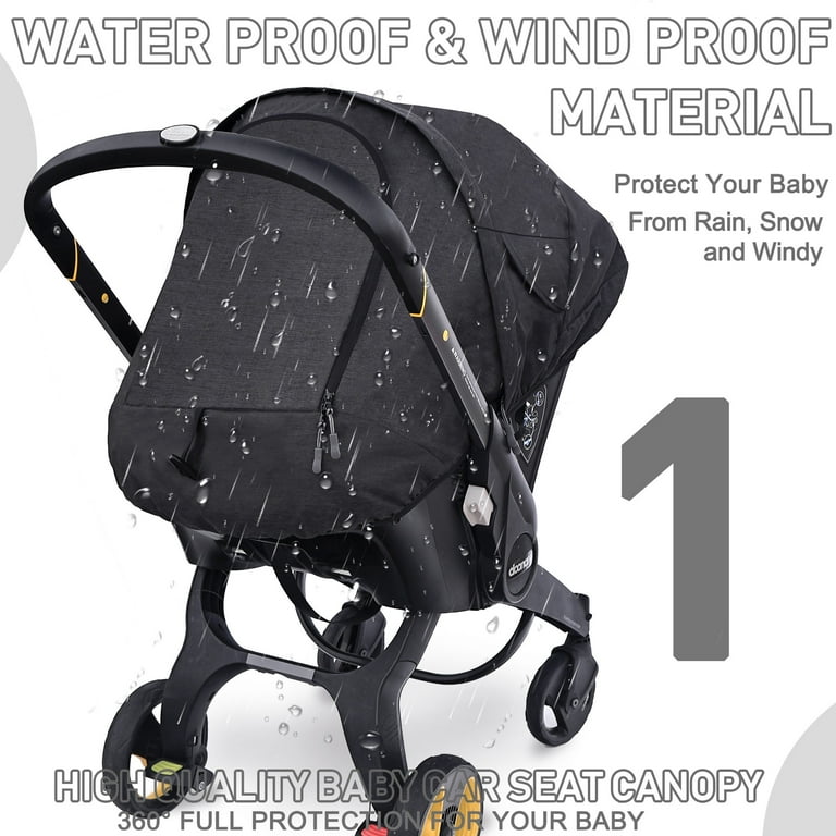 wagon stroller near me ZTDM Foldable Double Stroller Wagon for 2 Kids with Footwell All-Terrain Black
