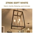 thumbnail image 4 of Bombilla LED Hizashi E12, 6 W, 550 lm, 2700 K, regulable, paquete de 6, 4 of 7