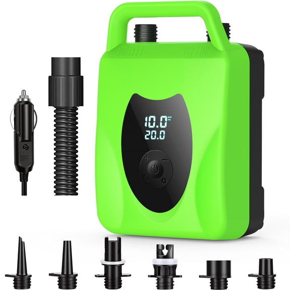Maircle Paddle Board Pump Electric Portable, SUP Pump for Paddleboard, 20PSI Air Compressor with Auto-off, Deflation Function for Inflatables, Kayaks and Boats