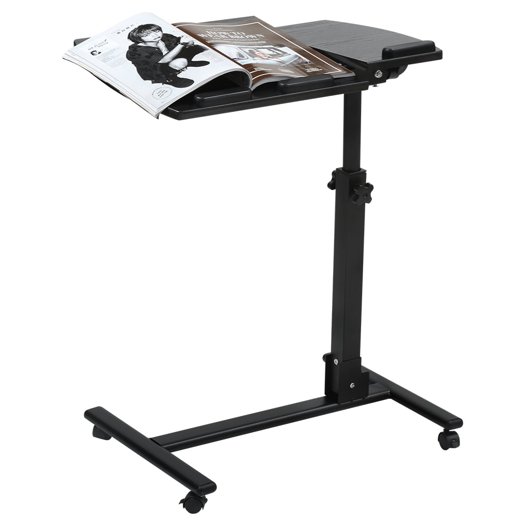 Langria Laptop Stand Rolling Cart Foldable Portable Mobile Height