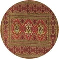 thumbnail image 1 of Ahgly Company Indoor Round Persian Brown Traditional Area Rugs, 8' Round, 1 of 4