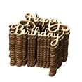 thumbnail image 1 of EeaseMX 15 piezas de madera para decoración de feliz cumpleaños, accesorio de madera para fiesta de cumpleaños, reunión en casa, 1 of 7