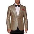 thumbnail image 1 of Hombres Blazer Chaqueta Casual Suelta Moda a Damas Botón de Bolsillo de Manga Larga Solapa Superior Blazer Chaqueta Traje para Hombres, 1 of 9