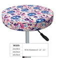 thumbnail image 4 of Susaid blue record rock Skull Print Elastic Bar Stool Cover Personalized Washable Stool Cover for Barbershop Home Bar Kitchen-12 inch, 4 of 7