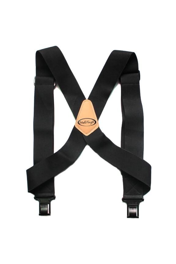 MELOTOUGH Outback Side Clip Trucker Suspenders/Perry Suspenders with 2inch Width Elastic