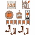 thumbnail image 2 of Fall Tiered Tray Decor Set,Fall Maple Wooden Tiered Tray Decor Kit,Farmhouse Style Thanksgiving Wooden Tiered Tray Ornaments,Vintage Fall Wooden Desktop Props for Tiered Tray Layout,Festive Display, 2 of 4