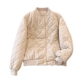 thumbnail image 2 of Uaswgudfs Argstar Women's Quilted Bomber Jakcet with 5 Pockets, 2 of 8