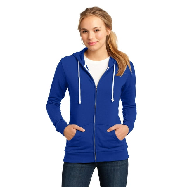 District® - Sudadera con capucha y cremallera completa para niños Core Fleece DT290 Deep Royal XXL Distrito DT290