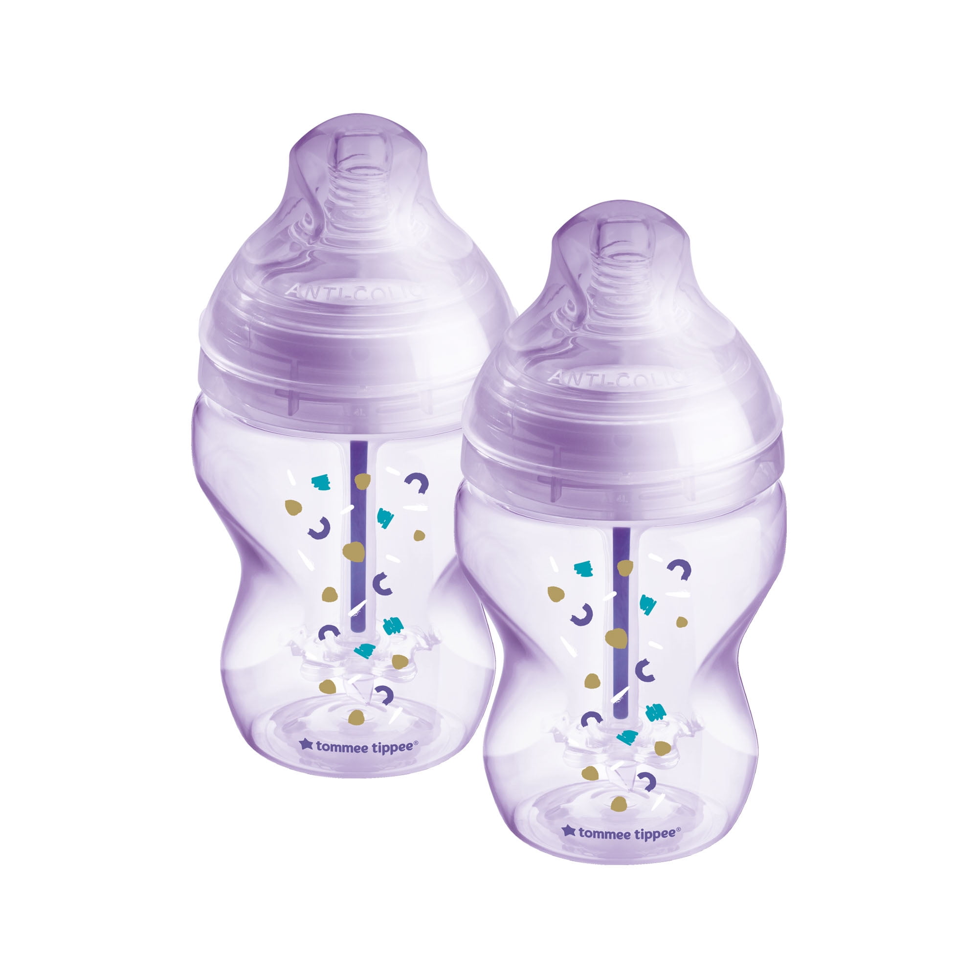 Tommee Tippee Anti-Colic Baby Bottles - 9 fl oz, Newborn (2 Count)