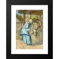 thumbnail image 2 of Vincent van Gogh 11x14 Black Modern Framed Museum Art Print Titled - The Sheep-Shearer (After Millet), 2 of 5